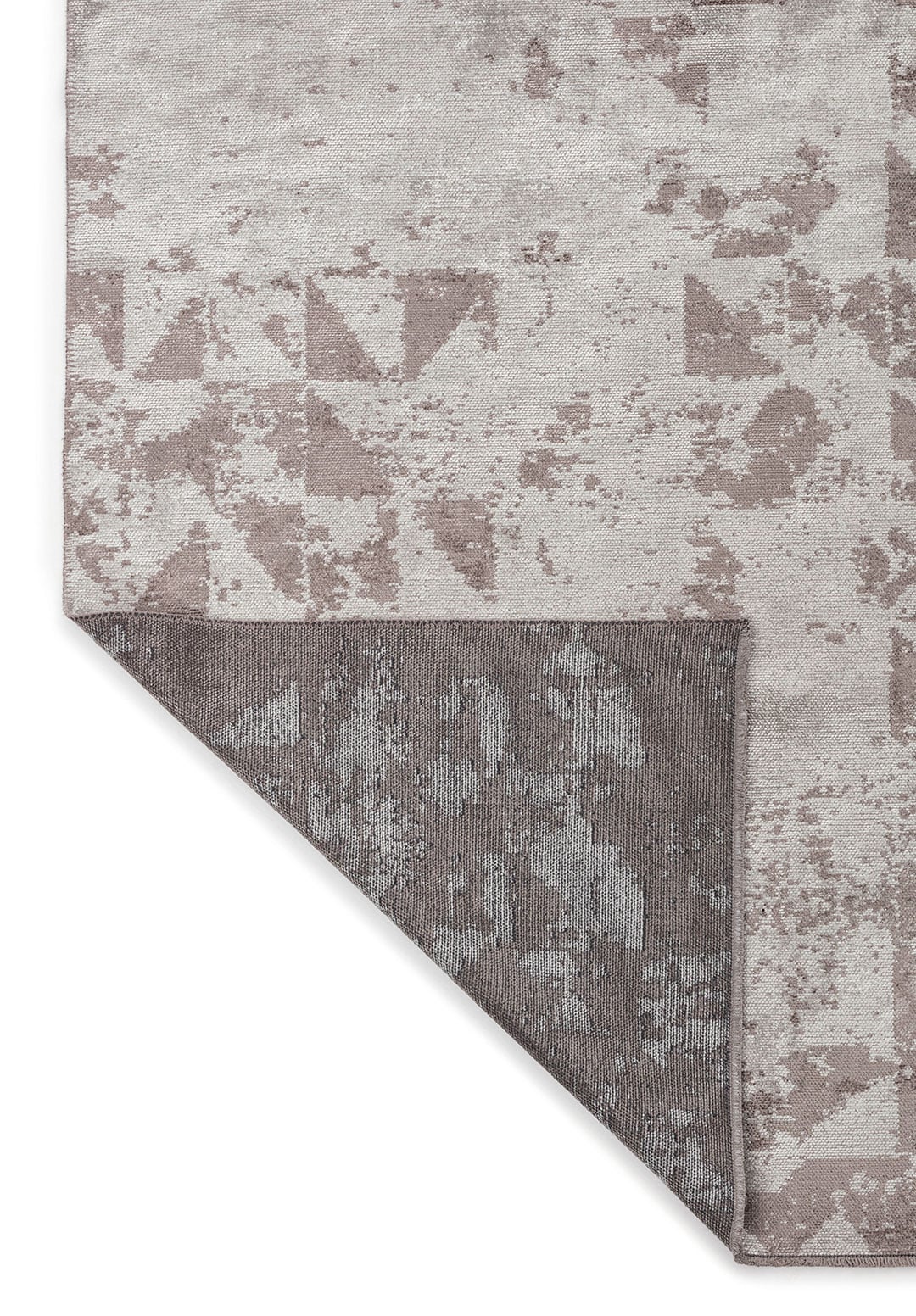 Triangle Light Grey - Dark Grey Rug Rugs - Venetto Design Venettodesign.com