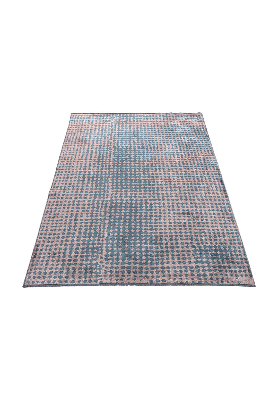 Dots Copper - Petrol Rug Rugs - Venetto Design Venettodesign.com