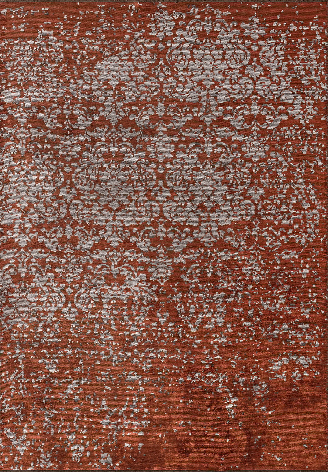 Damasko Rust - Bone Rug Rugs - Venetto Design Venettodesign.com