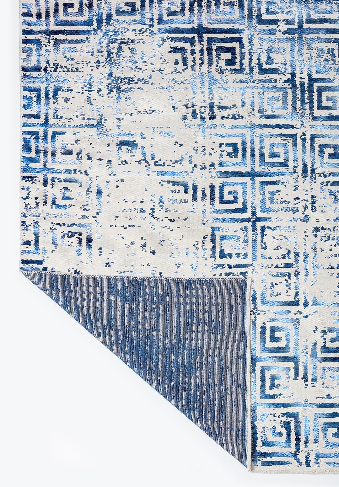 Helix Navy Blue - Ecru Rug Rugs - Venetto Design Venettodesign.com