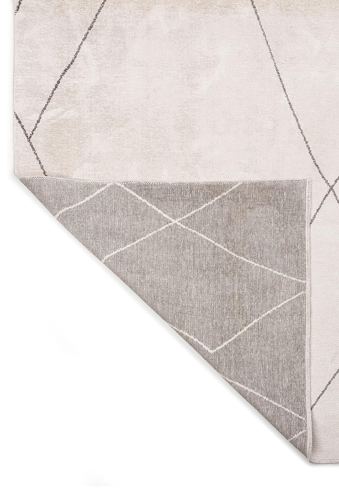Tribal Dark Grey - Ecru Rug Rugs - Venetto Design Venettodesign.com