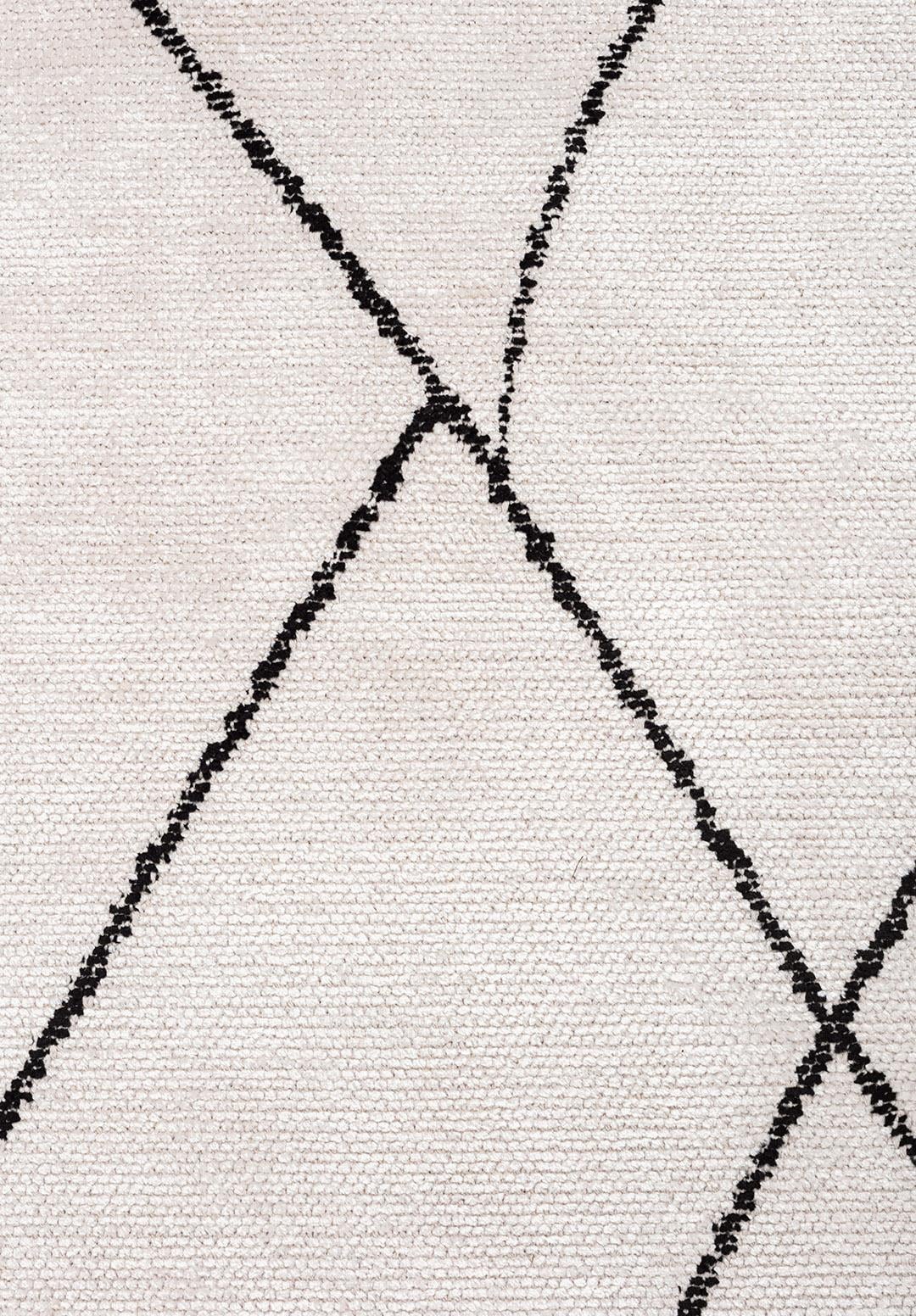 Tribal Black - Ecru Rug Rugs - Venetto Design Venettodesign.com