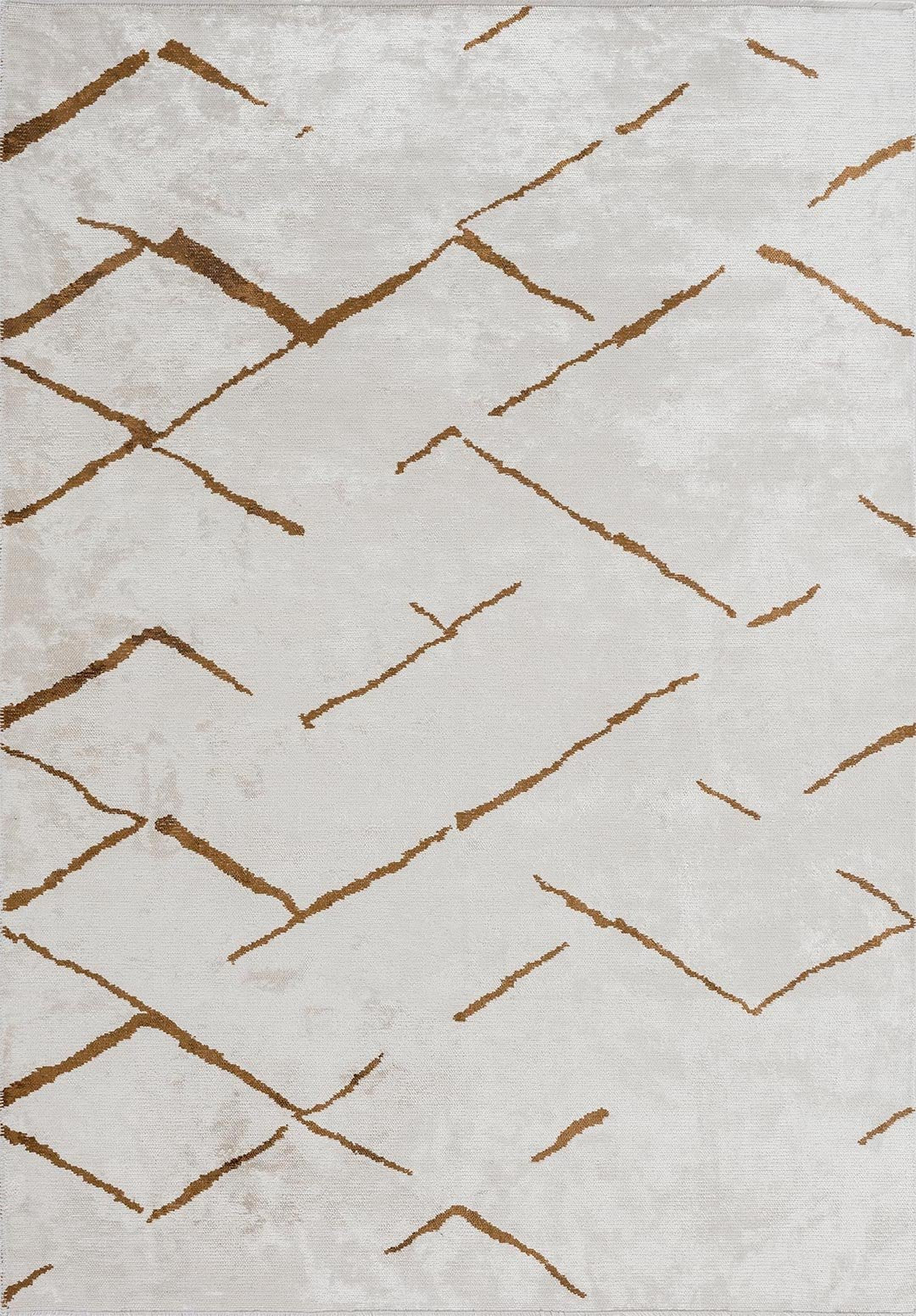 Wave Cacao - Ecru Rug Rugs - Venetto Design Venettodesign.com