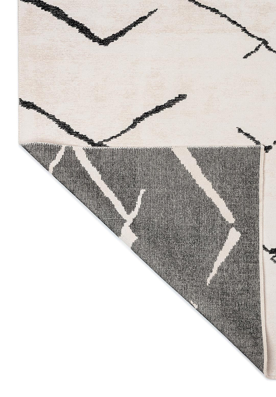 Wave Black - Ecru Rug Rugs - Venetto Design Venettodesign.com