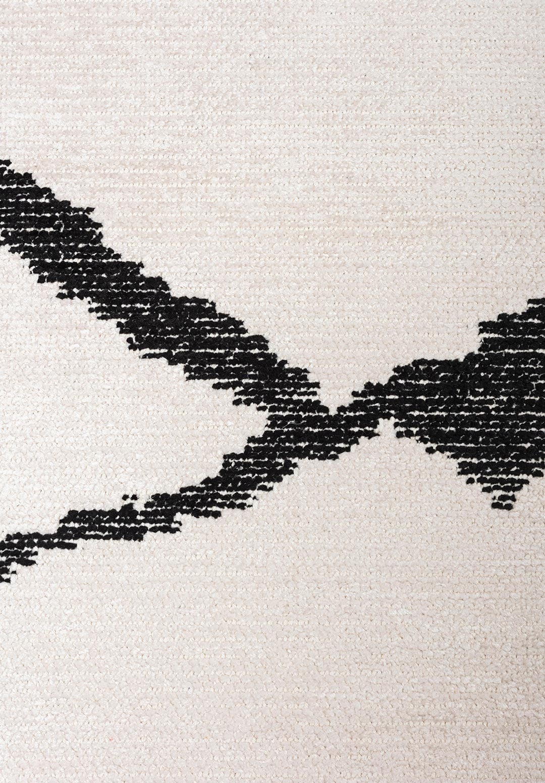 Wave Black - Ecru Rug Rugs - Venetto Design Venettodesign.com