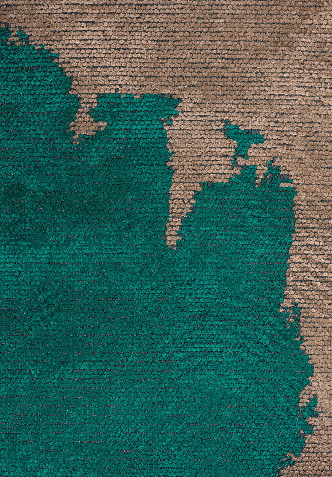 Coast Dark Turquoise - Dark Beige Rug Rugs - Venetto Design Venettodesign.com