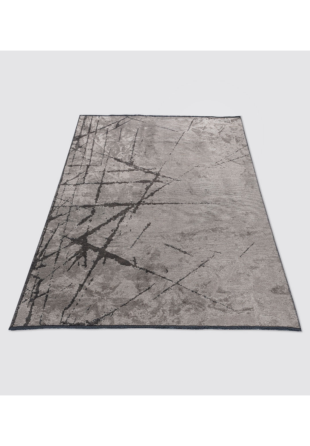Crack Anthracite - Cream Rug Rugs - Venetto Design Venettodesign.com