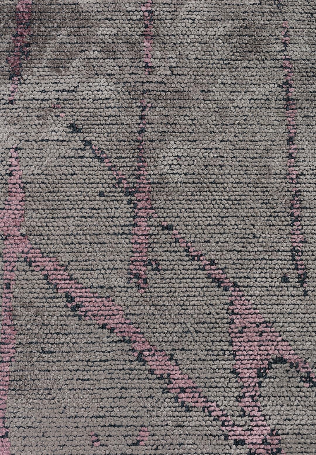 Crack Damson - Grey Rug Rugs - Venetto Design Venettodesign.com