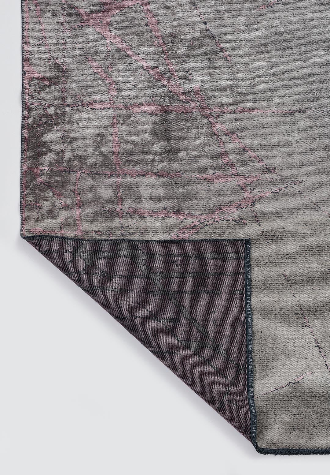 Crack Damson - Grey Rug Rugs - Venetto Design Venettodesign.com