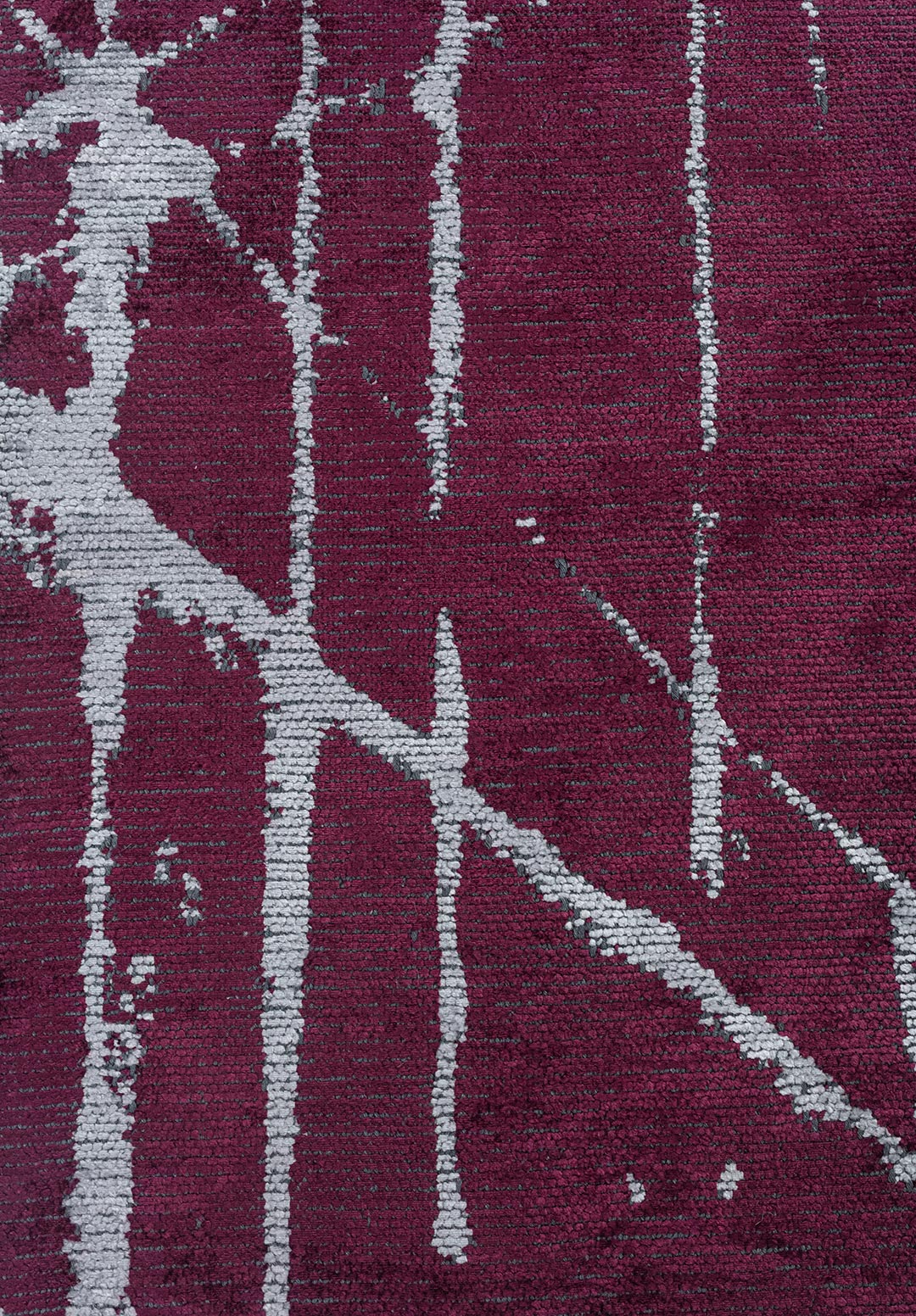 Crack Ice Blue - Dark Damson Rug Rugs - Venetto Design Venettodesign.com
