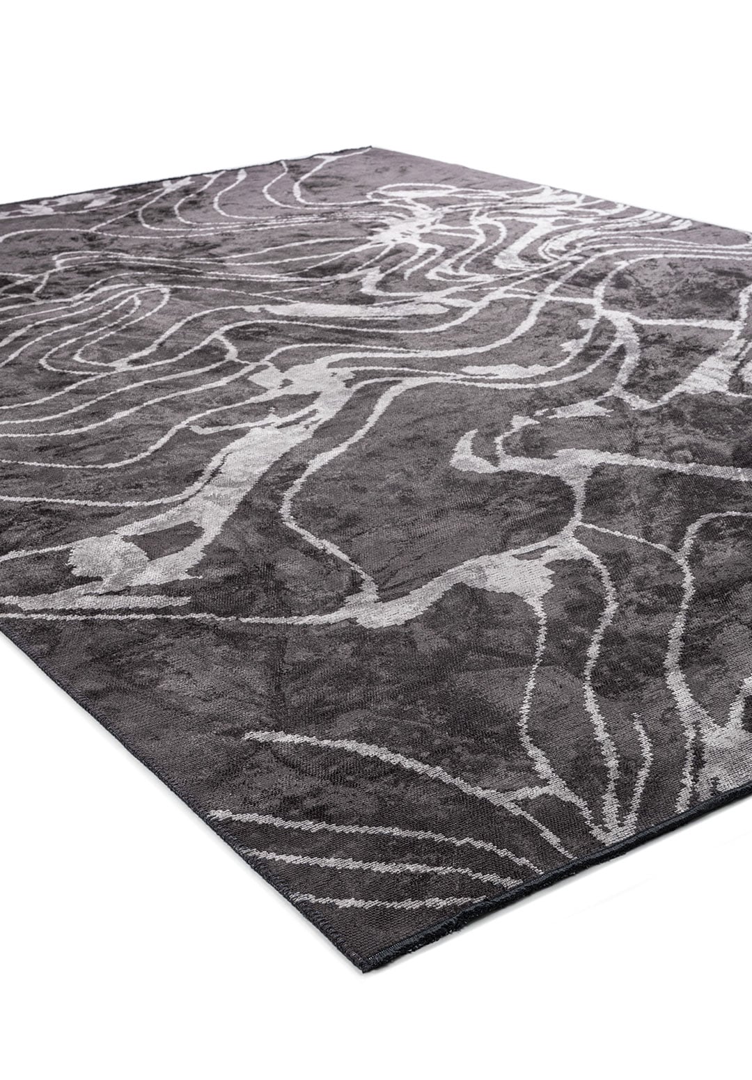Clove Light Grey - Charcoal Rug Rugs - Venetto Design Venettodesign.com