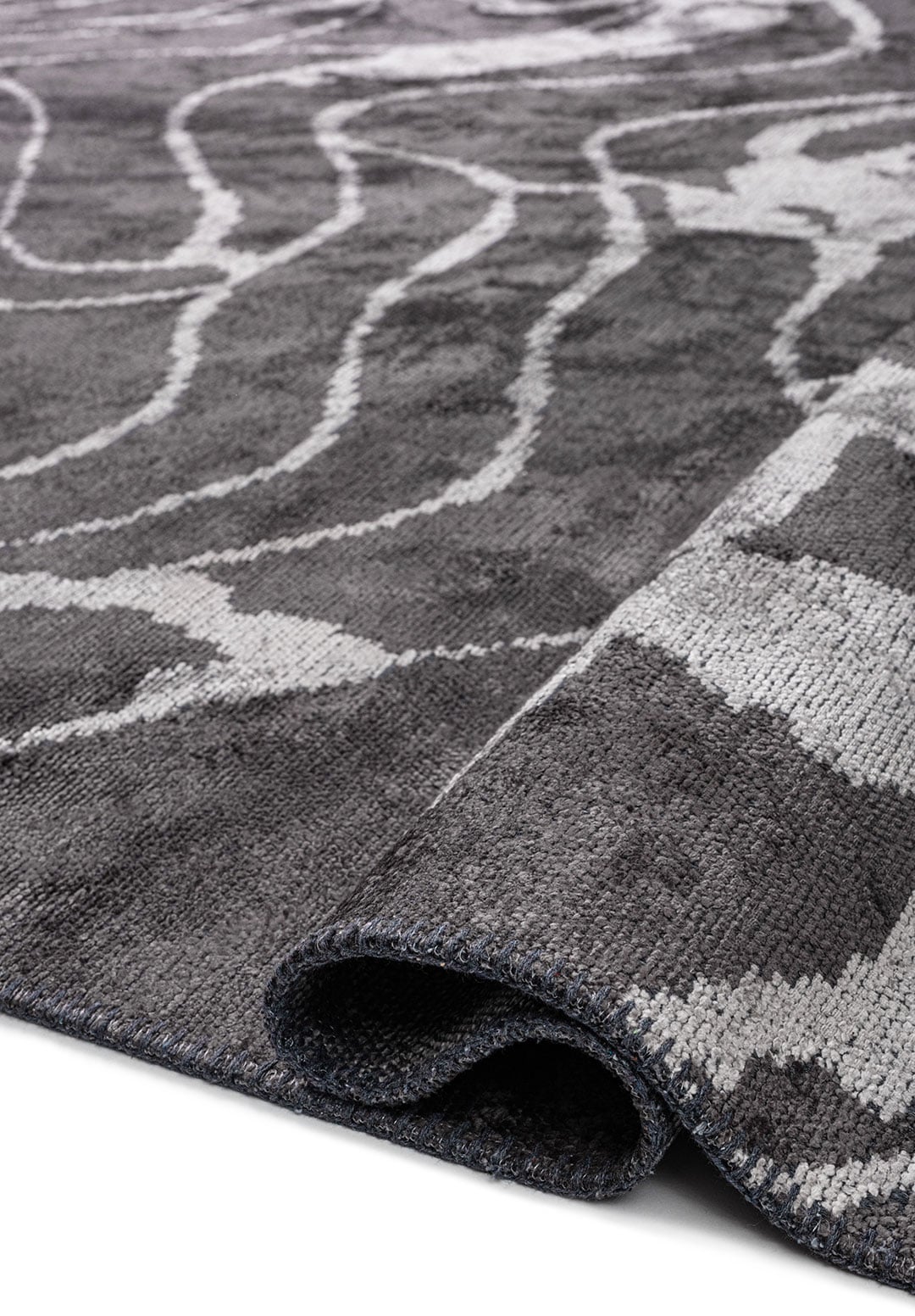 Clove Light Grey - Charcoal Rug Rugs - Venetto Design Venettodesign.com