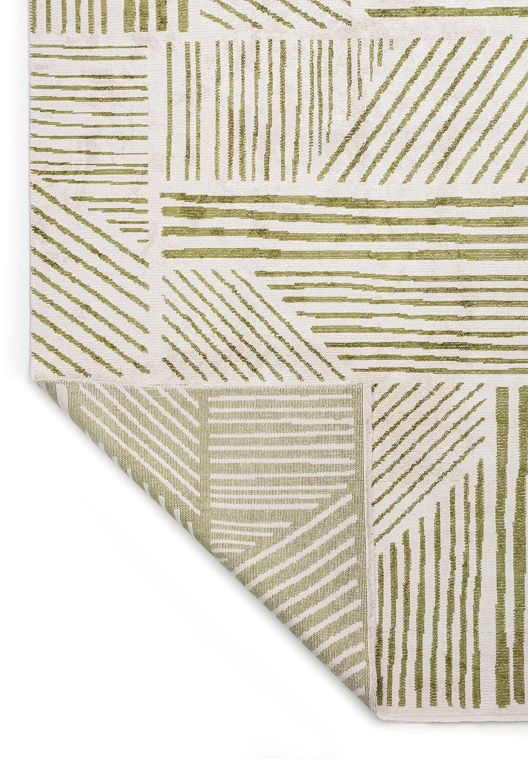 Field Green - Ecru Rug Rugs - Venetto Design Venettodesign.com