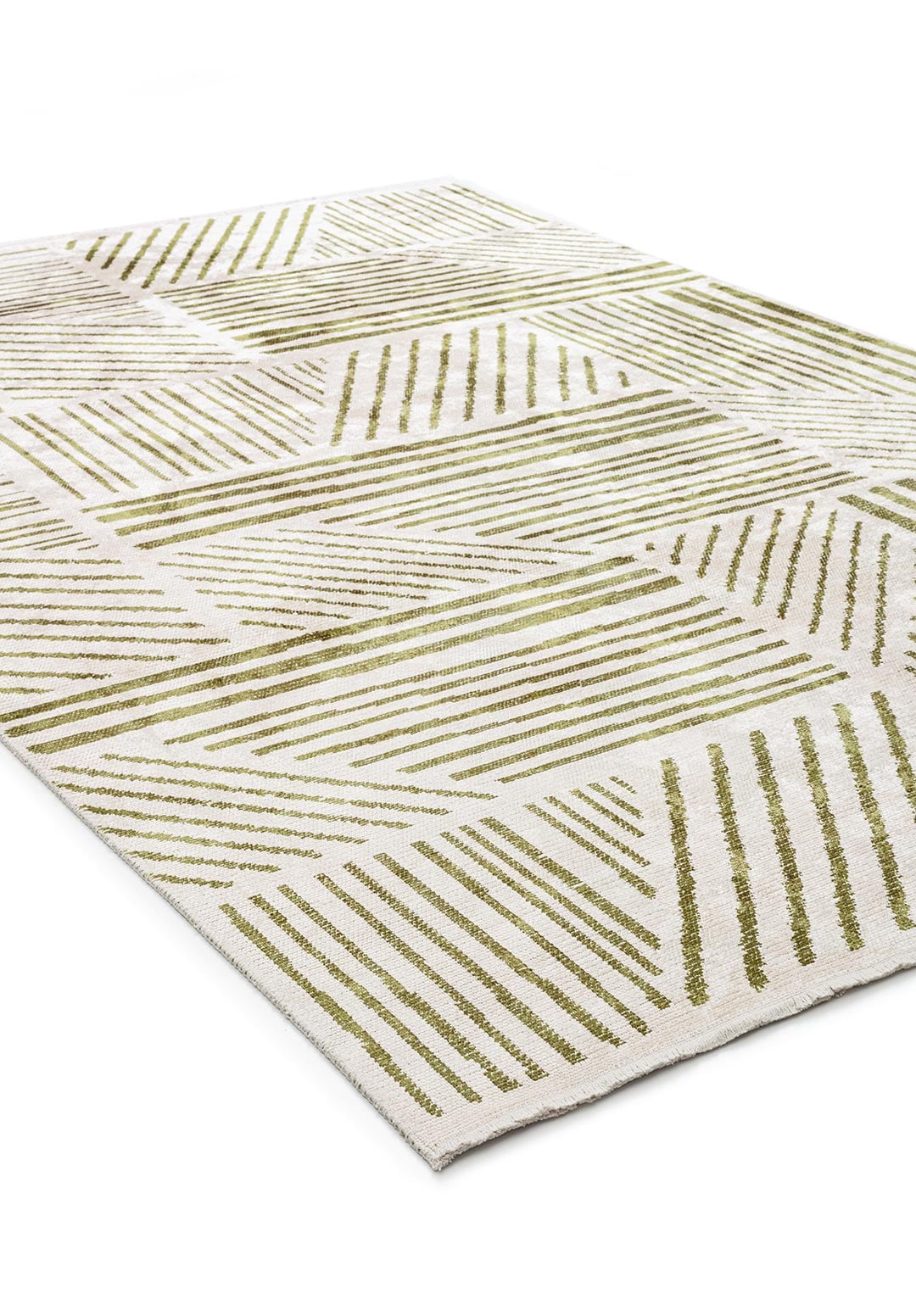 Field Green - Ecru Rug Rugs - Venetto Design Venettodesign.com