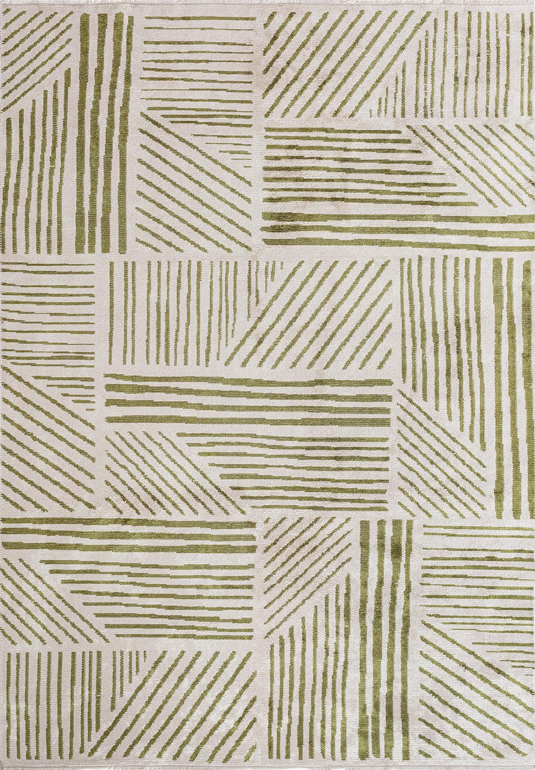 Field Green - Ecru Rug Rugs - Venetto Design Venettodesign.com