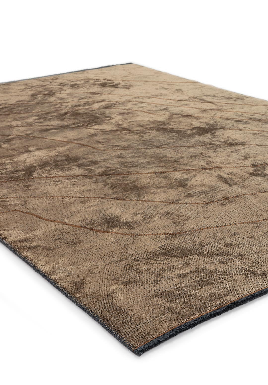 Curve Light Brown - Cacao Rug Rugs - Venetto Design Venettodesign.com