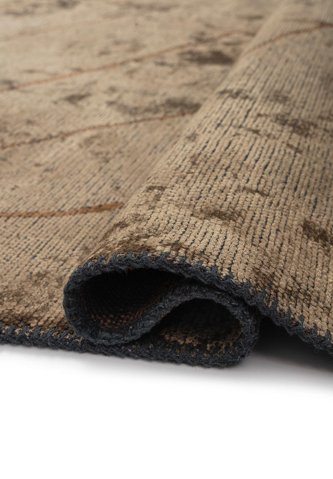 Curve Light Brown - Cacao Rug Rugs - Venetto Design Venettodesign.com