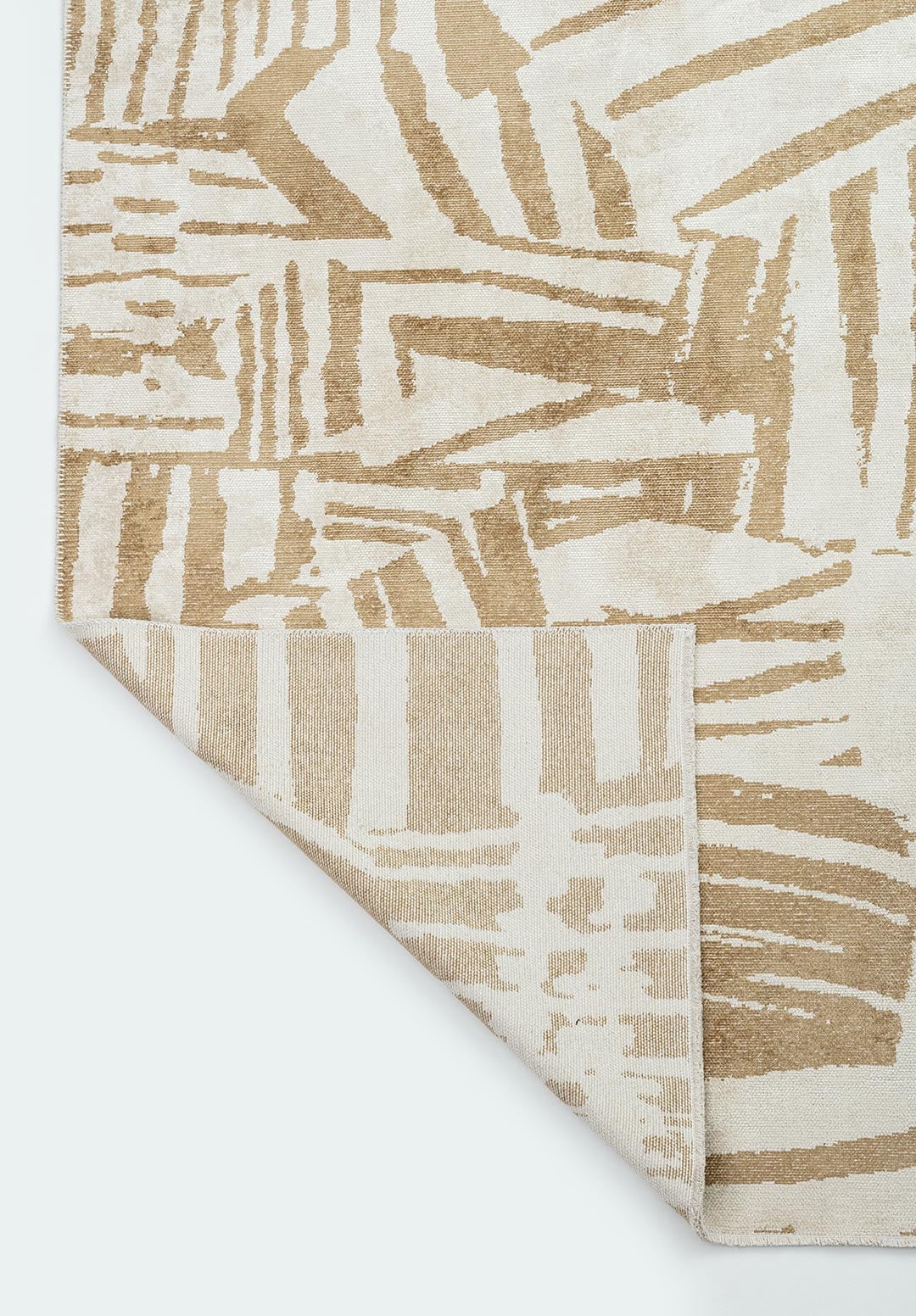 Graffiti Dark Beige - Ecru Rug Rugs - Venetto Design Venettodesign.com