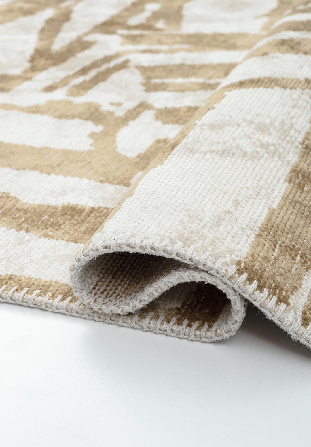 Graffiti Dark Beige - Ecru Rug Rugs - Venetto Design Venettodesign.com