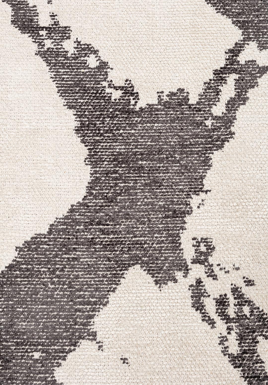 Branch Charcoal - Ecru Rug Rugs - Venetto Design Venettodesign.com