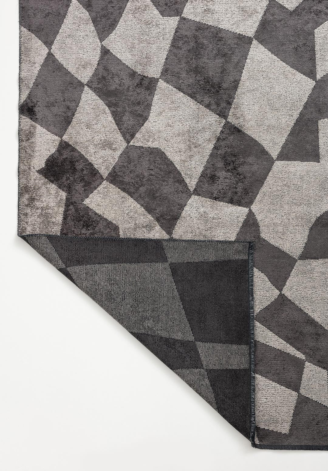 Flag Charcoal - Cream Rug Rugs - Venetto Design Venettodesign.com