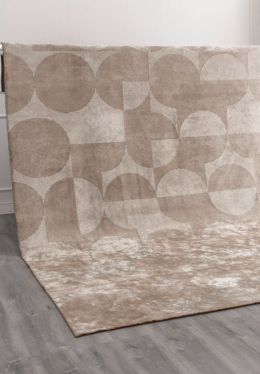 Circle Ecru - Coffee Rug Rugs - Venetto Design Venettodesign.com