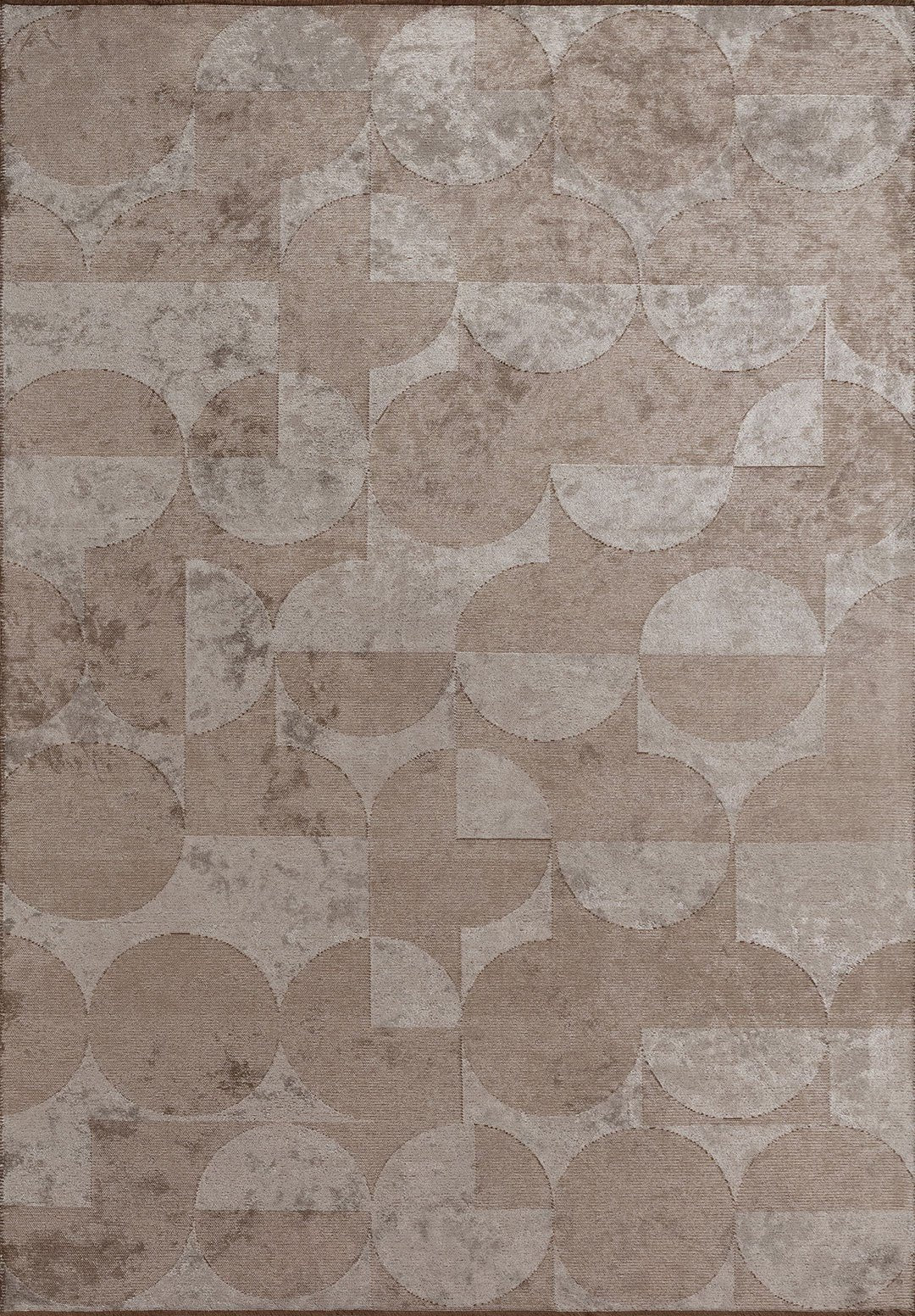 Circle Ecru - Coffee Rug Rugs - Venetto Design Venettodesign.com