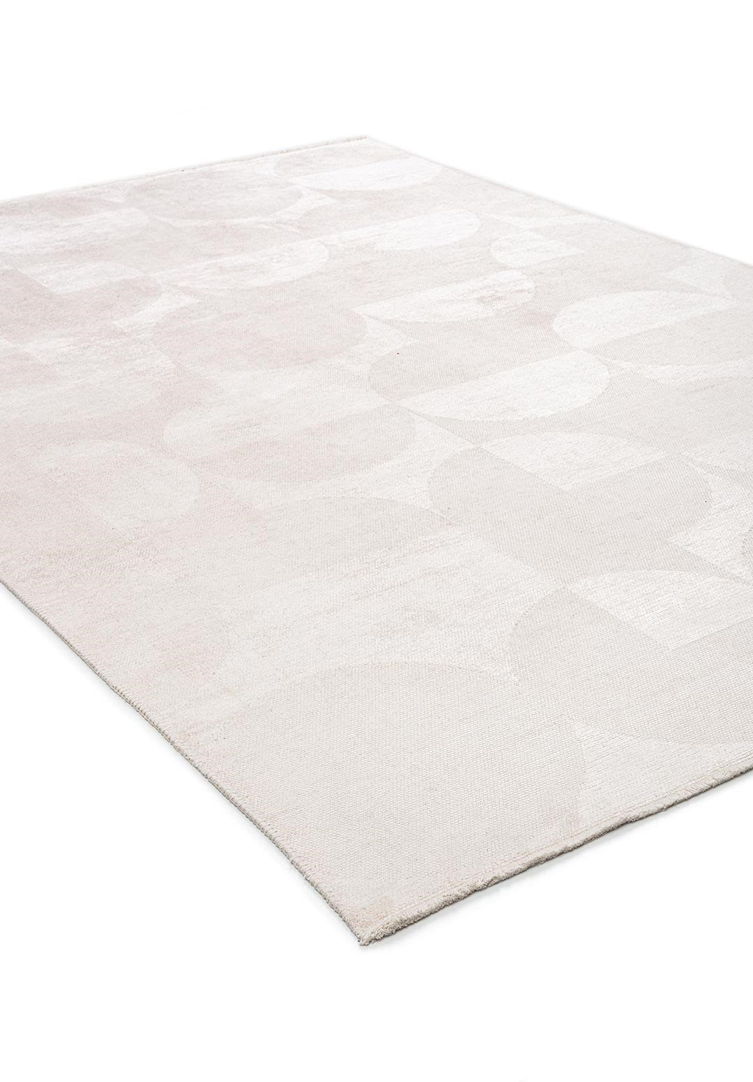 Circle Ecru Rug Rugs - Venetto Design Venettodesign.com