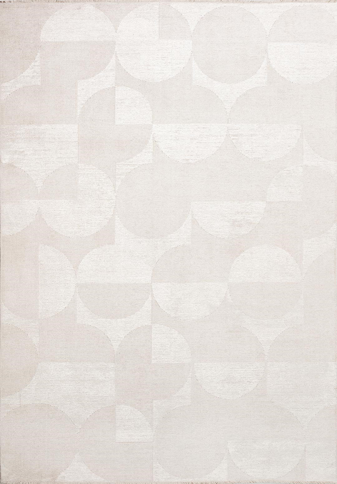 Circle Ecru Rug Rugs - Venetto Design Venettodesign.com