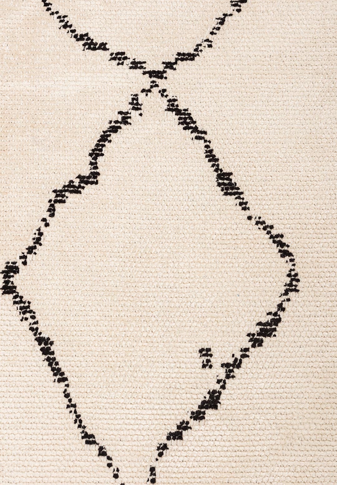 Ethnic Black - Ecru Rug Rugs - Venetto Design Venettodesign.com