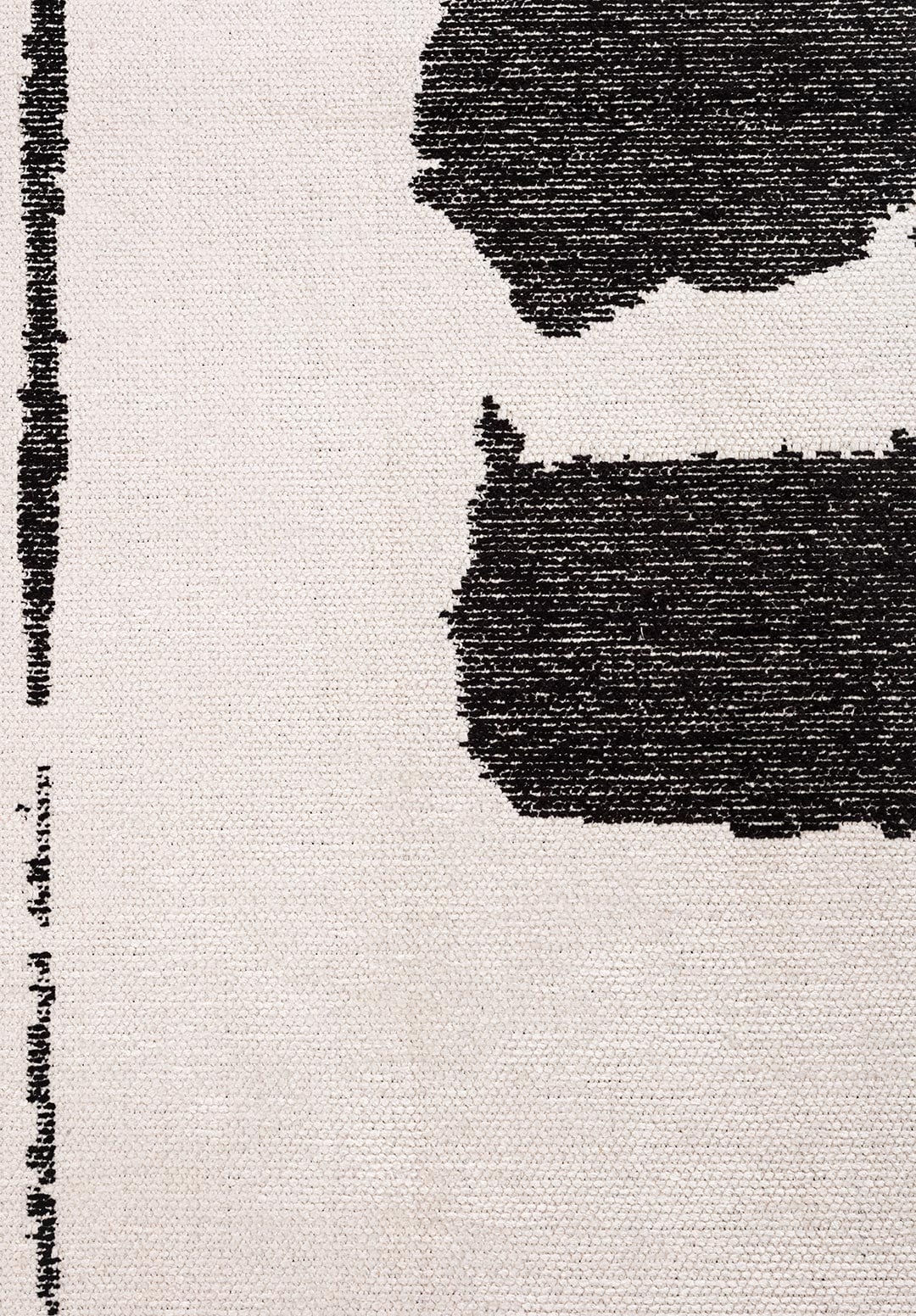 Clay Black - Ecru Rug Rugs - Venetto Design Venettodesign.com