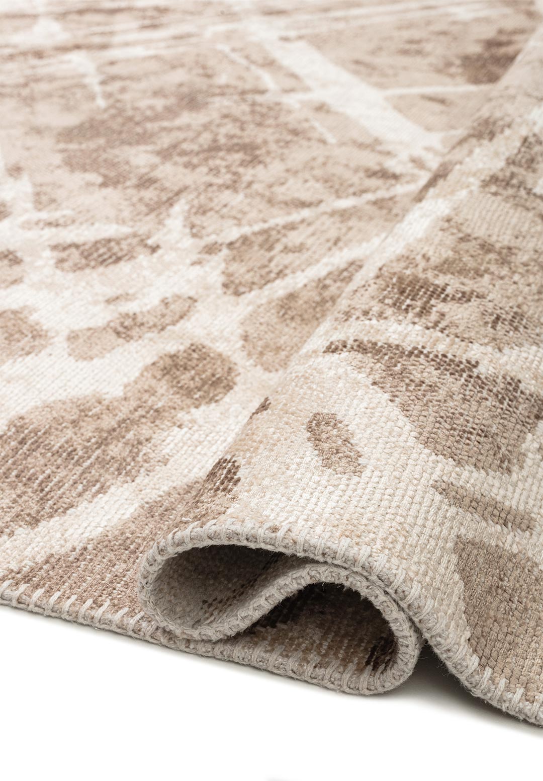 Drizzle Ecru - Nougat Rug Rugs - Venetto Design Venettodesign.com