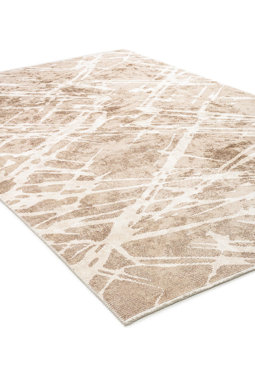 Drizzle Ecru - Nougat Rug Rugs - Venetto Design Venettodesign.com