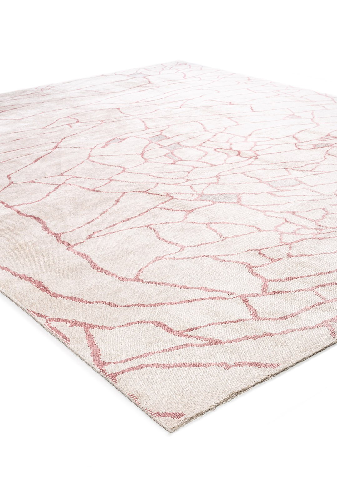 Dry Damson - Ecru Rug Rugs - Venetto Design Venettodesign.com