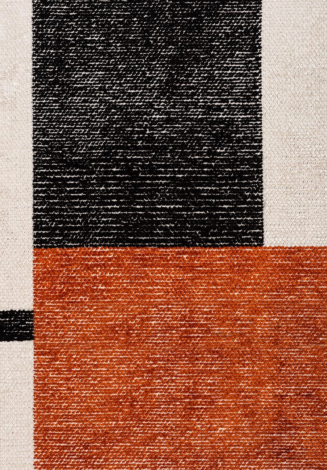 Block Black - Rust Rug Rugs - Venetto Design Venettodesign.com