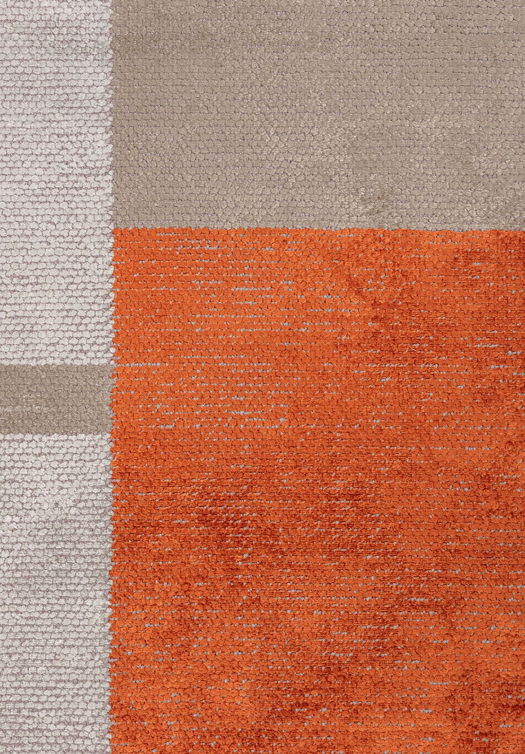 Block Rust - Bone Rug Rugs - Venetto Design Venettodesign.com