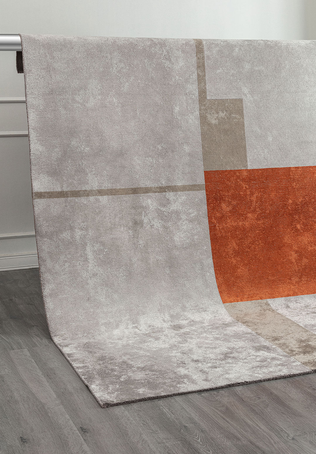 Block Rust - Bone Rug Rugs - Venetto Design Venettodesign.com