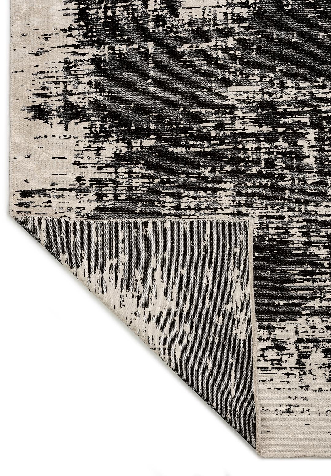 Fog Black - Ecru Rug Rugs - Venetto Design Venettodesign.com