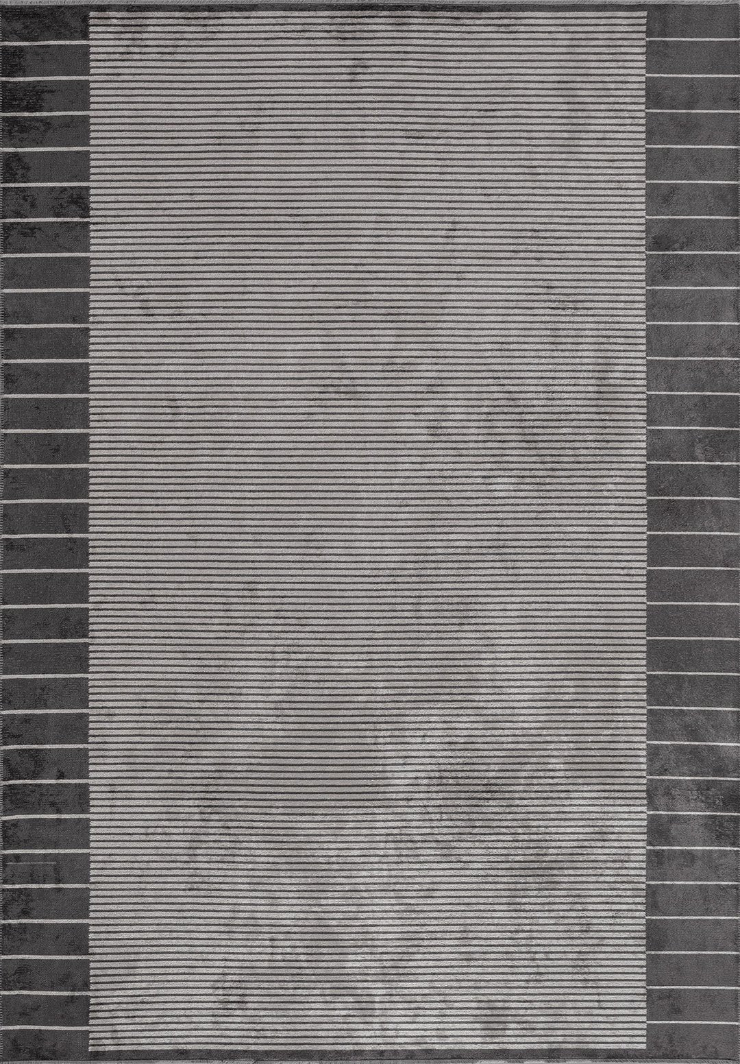 Stria Light Cream - Charcoal Rug Rugs - Venetto Design Venettodesign.com