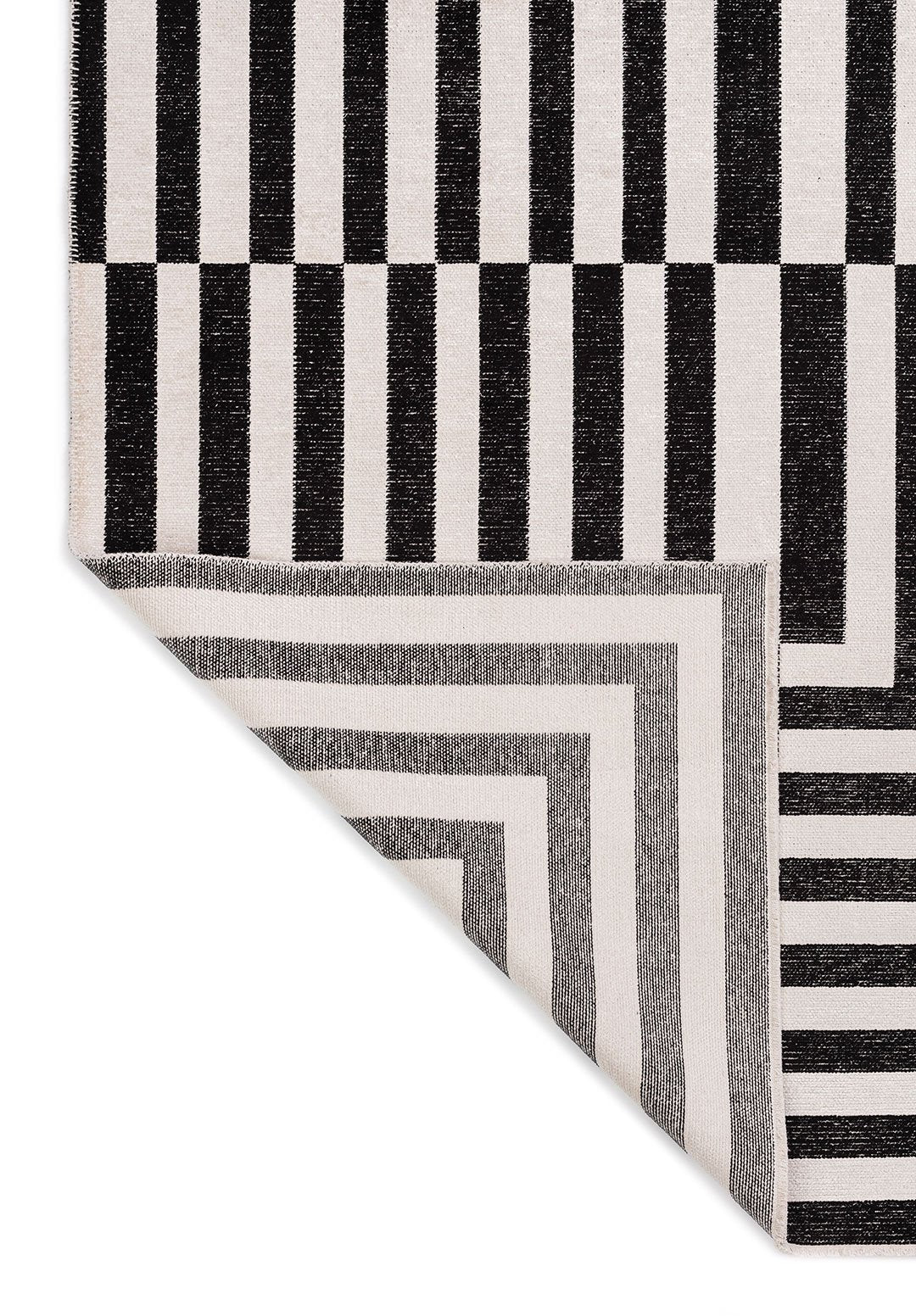 Enigma Black - Ecru Rug Rugs - Venetto Design Venettodesign.com