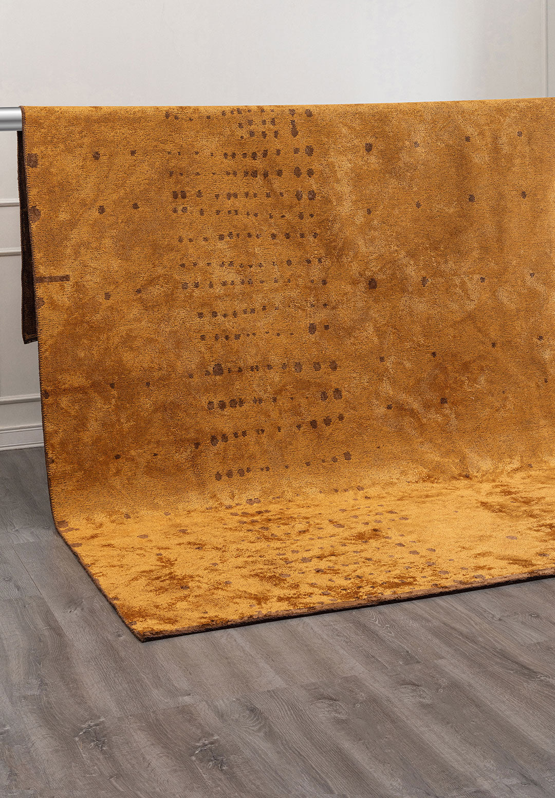 Dapple Cacao - Mustard Rug Rugs - Venetto Design Venettodesign.com