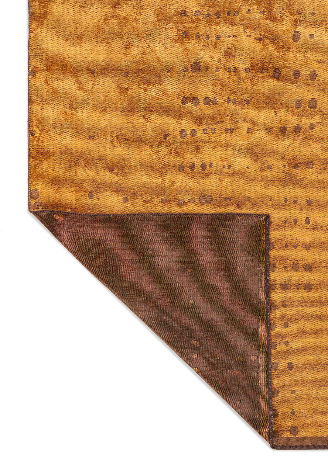 Dapple Cacao - Mustard Rug Rugs - Venetto Design Venettodesign.com
