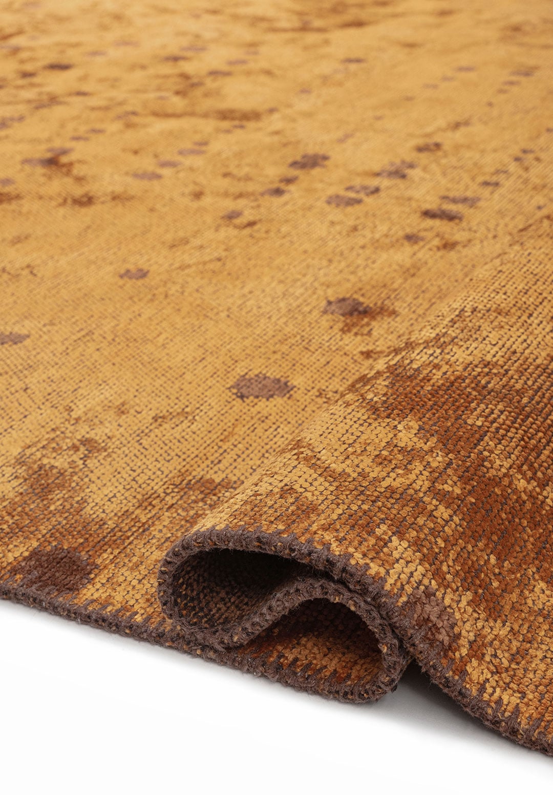 Dapple Cacao - Mustard Rug Rugs - Venetto Design Venettodesign.com