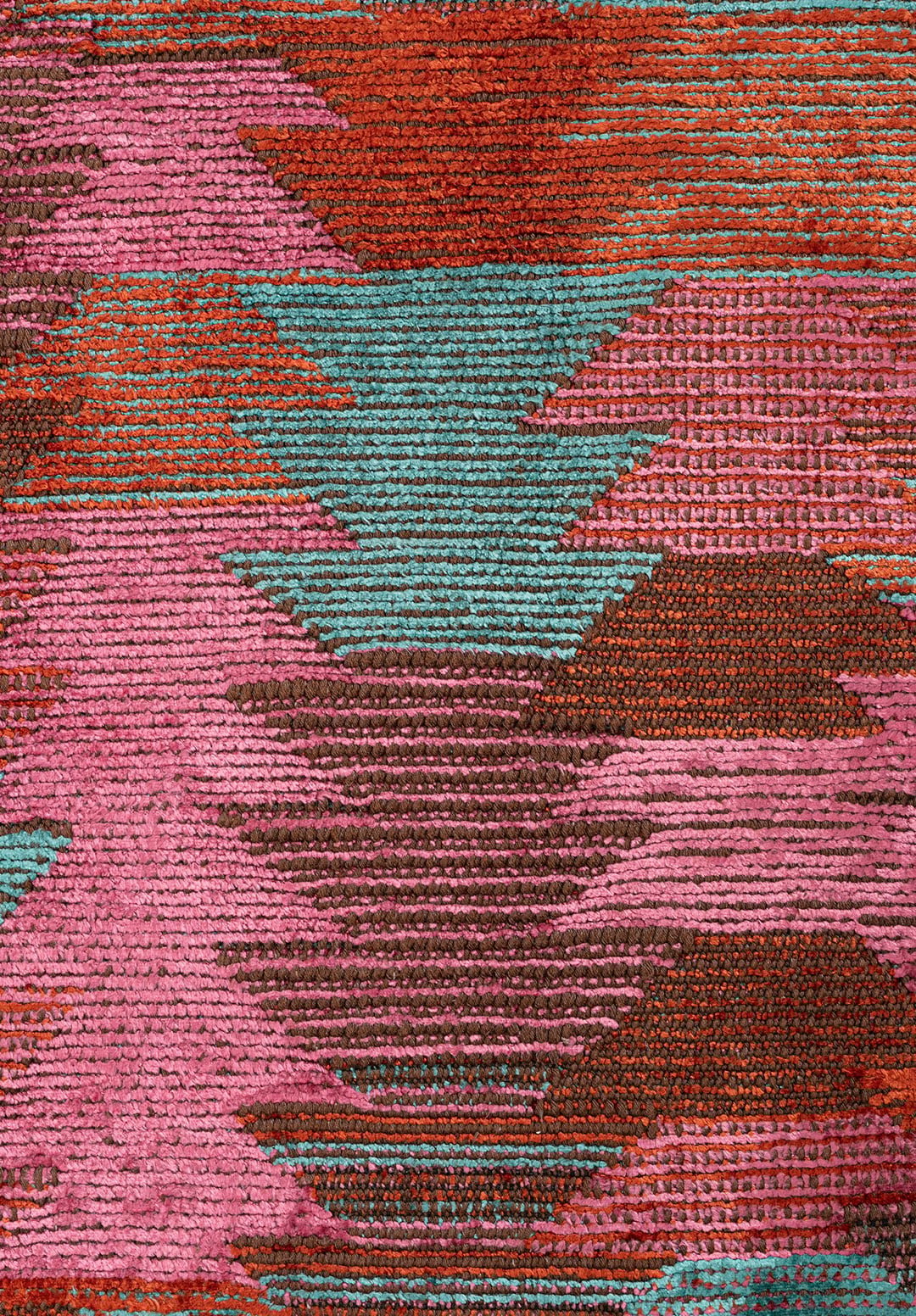 Clan Turquoise - Pink Rug Rugs - Venetto Design Venettodesign.com