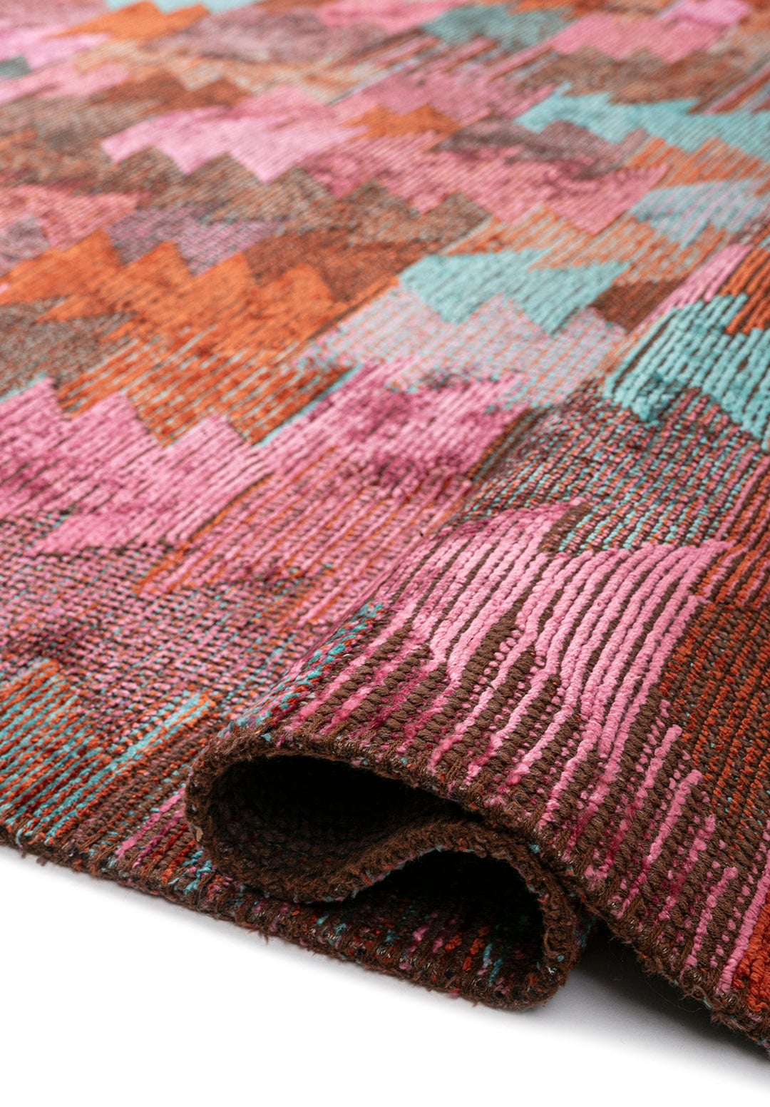 Clan Turquoise - Pink Rug Rugs - Venetto Design Venettodesign.com