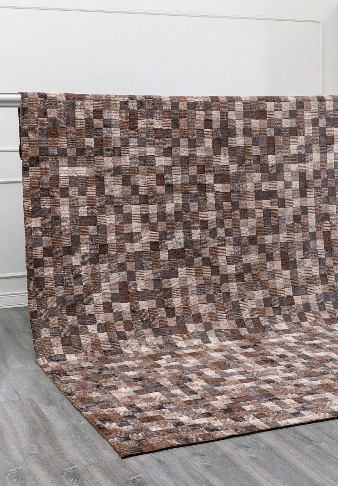 Tessell Light Grey - Charcoal Rug Rugs - Venetto Design Venettodesign.com