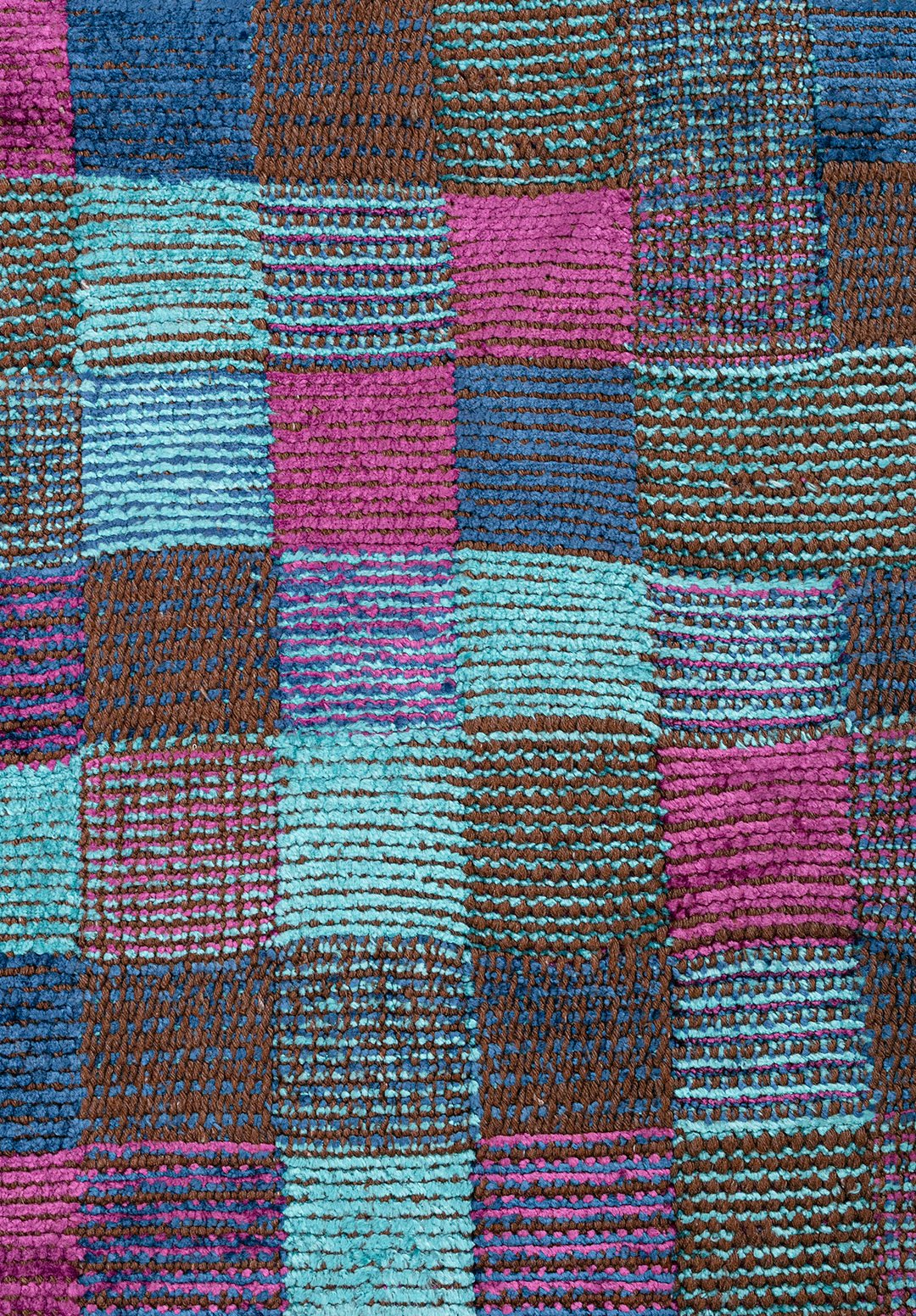 Tessell Purple - Turquoise Rug Rugs - Venetto Design Venettodesign.com