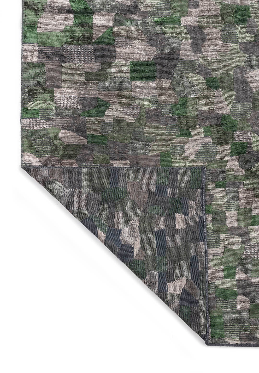 Dune Anthracite - Forest Green Rug Rugs - Venetto Design Venettodesign.com