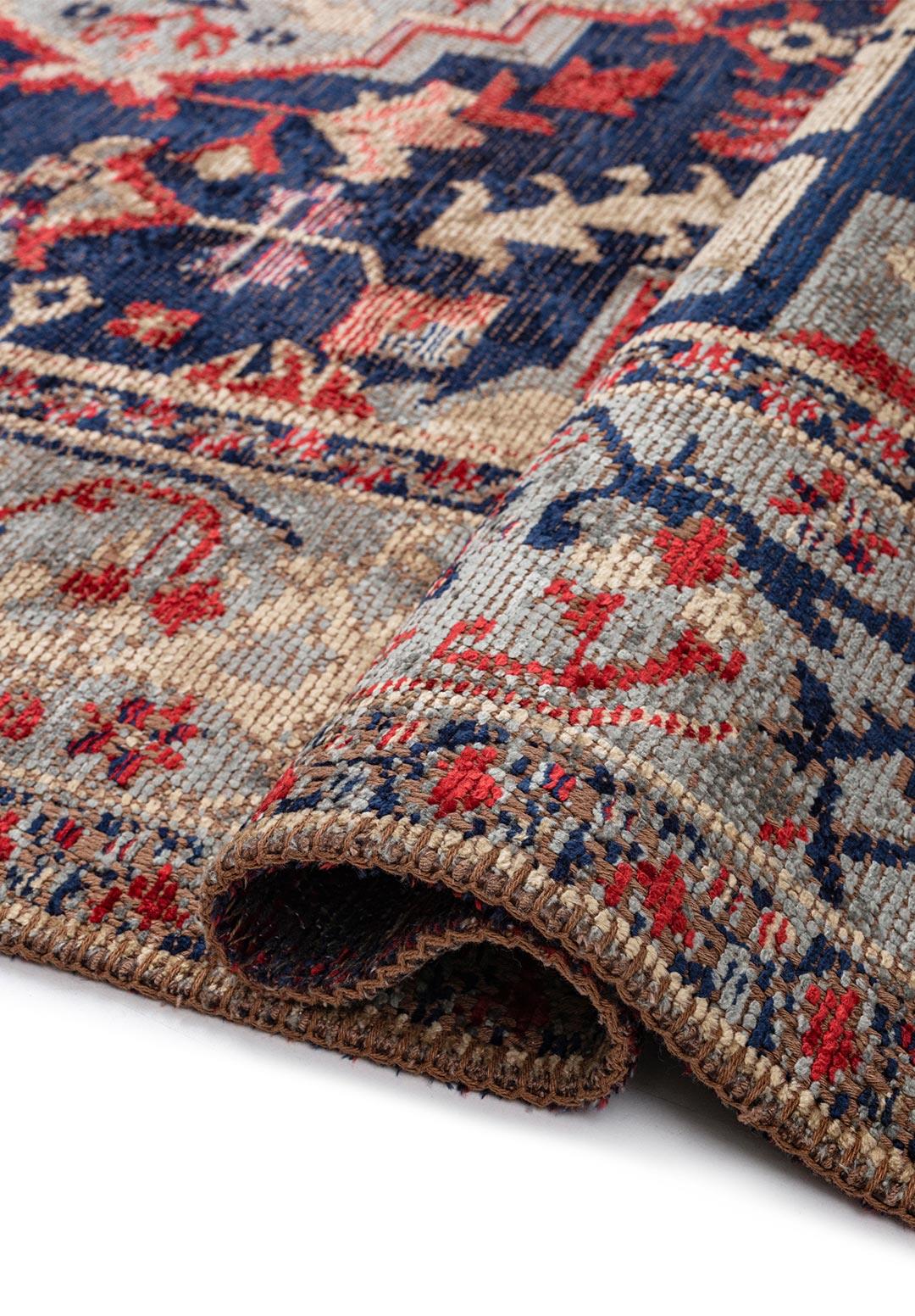Alcasar Beige - Red Rug