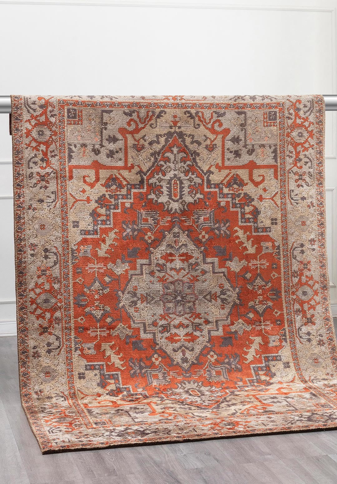 Alcasar Beige - Dark Terra Rug